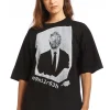 AGENT MONO SEAM S/S TEE BLACK