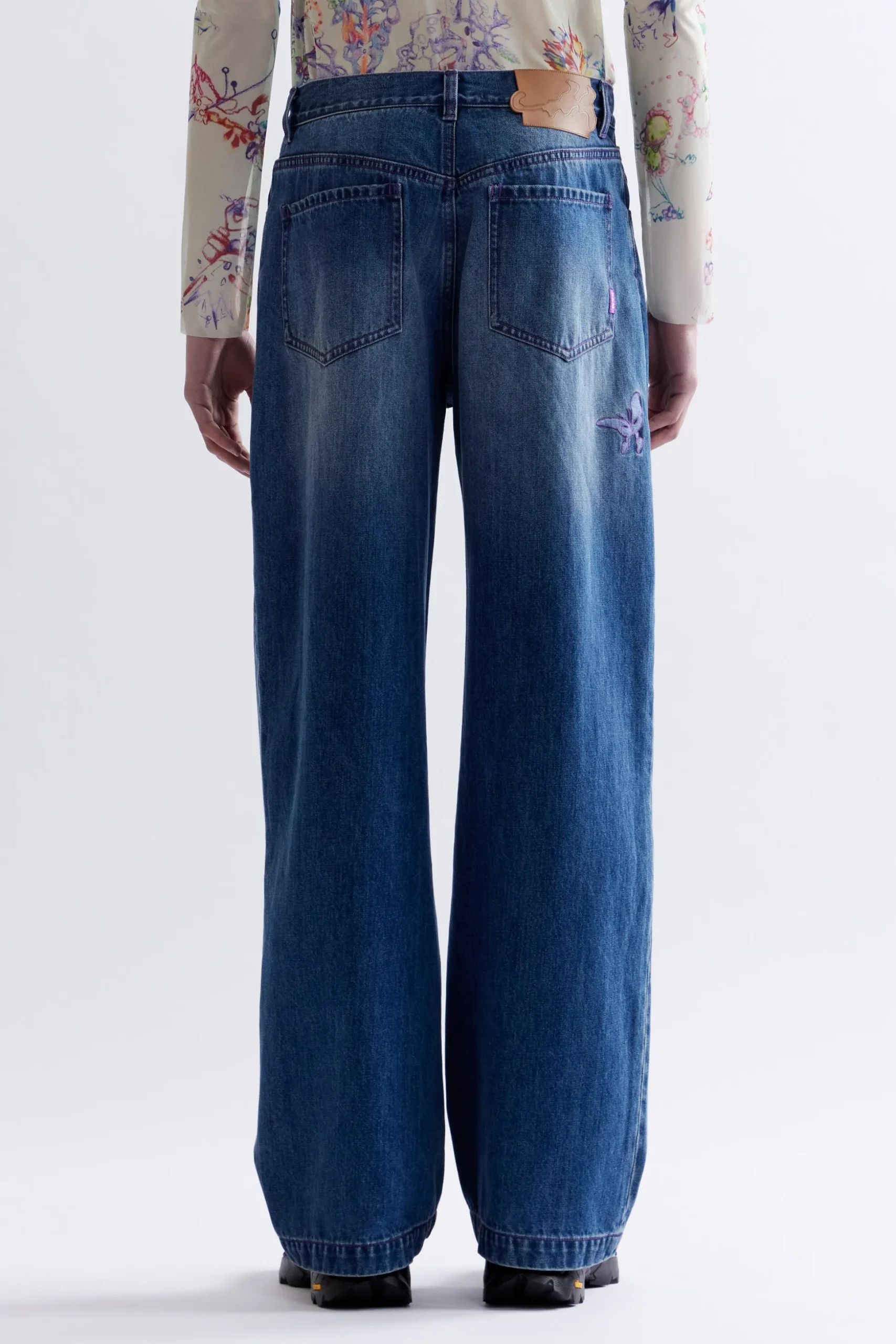 ALTO WIDE LEG DENIM JEANS