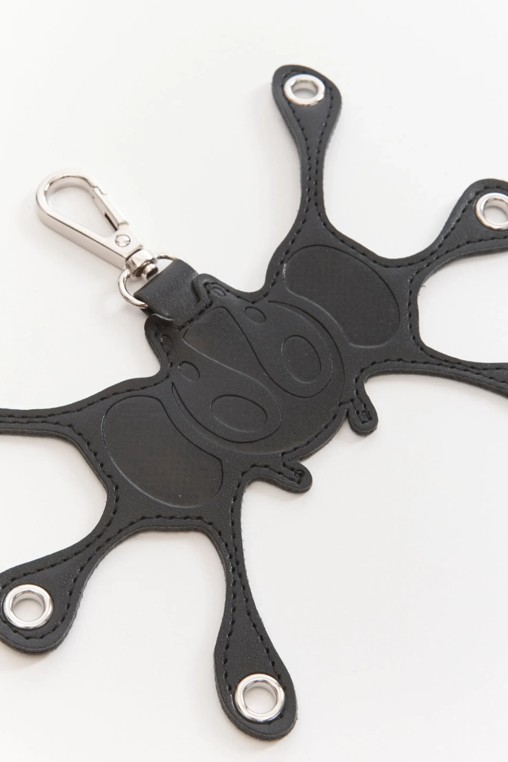 Angel99 Grommet Keychain Black