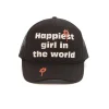 BLACK HAPPY CAP