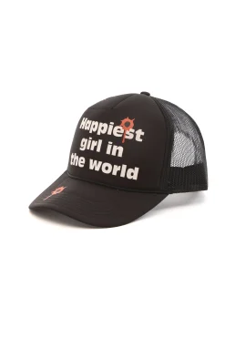 BLACK HAPPY CAP
