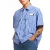 BOWTIE WORKSHIRT BLUE STRIPE