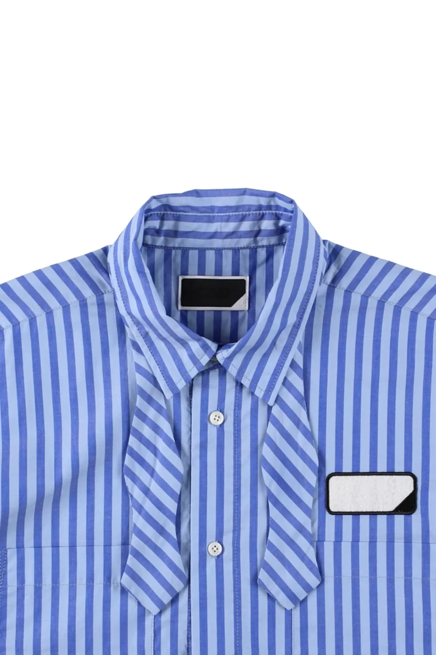 BOWTIE WORKSHIRT BLUE STRIPE