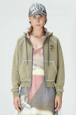 CHERRY MOON HOODED ZIP THRU SWEAT