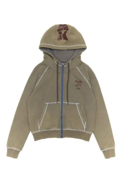 CHERRY MOON HOODED ZIP THRU SWEAT