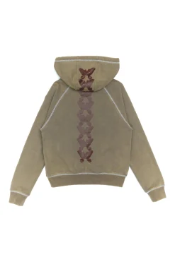 CHERRY MOON HOODED ZIP THRU SWEAT