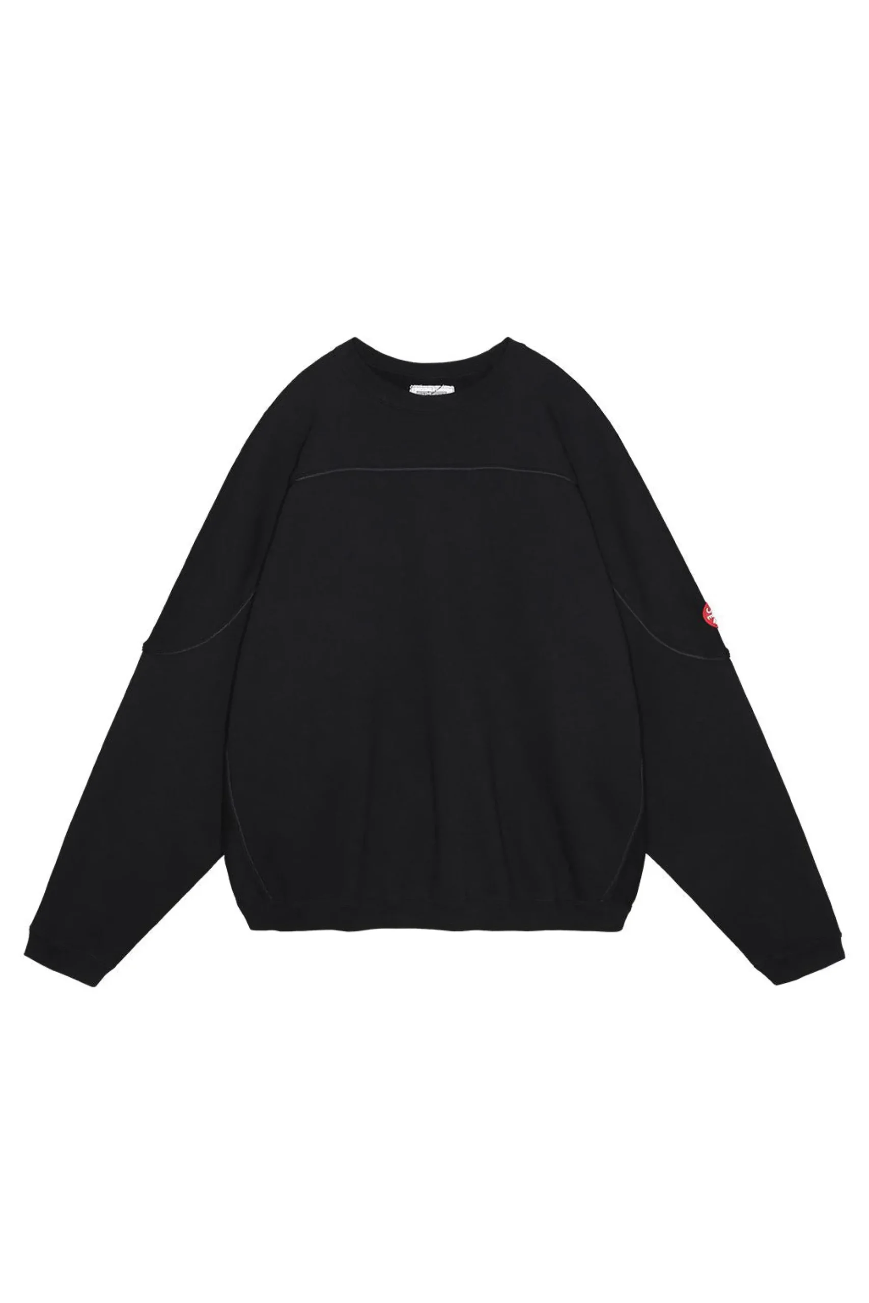 COTTON TRACK CREW NECK