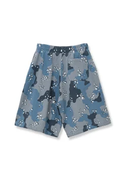 Desert Camo Sweatshort Cobalt