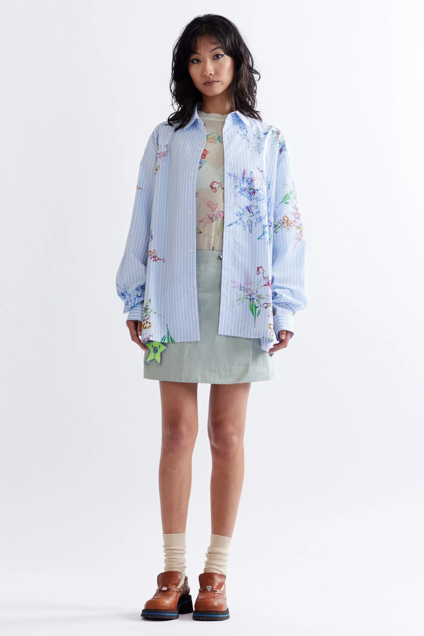 FRACTAL STRIPE SHIRT - COCO STAR