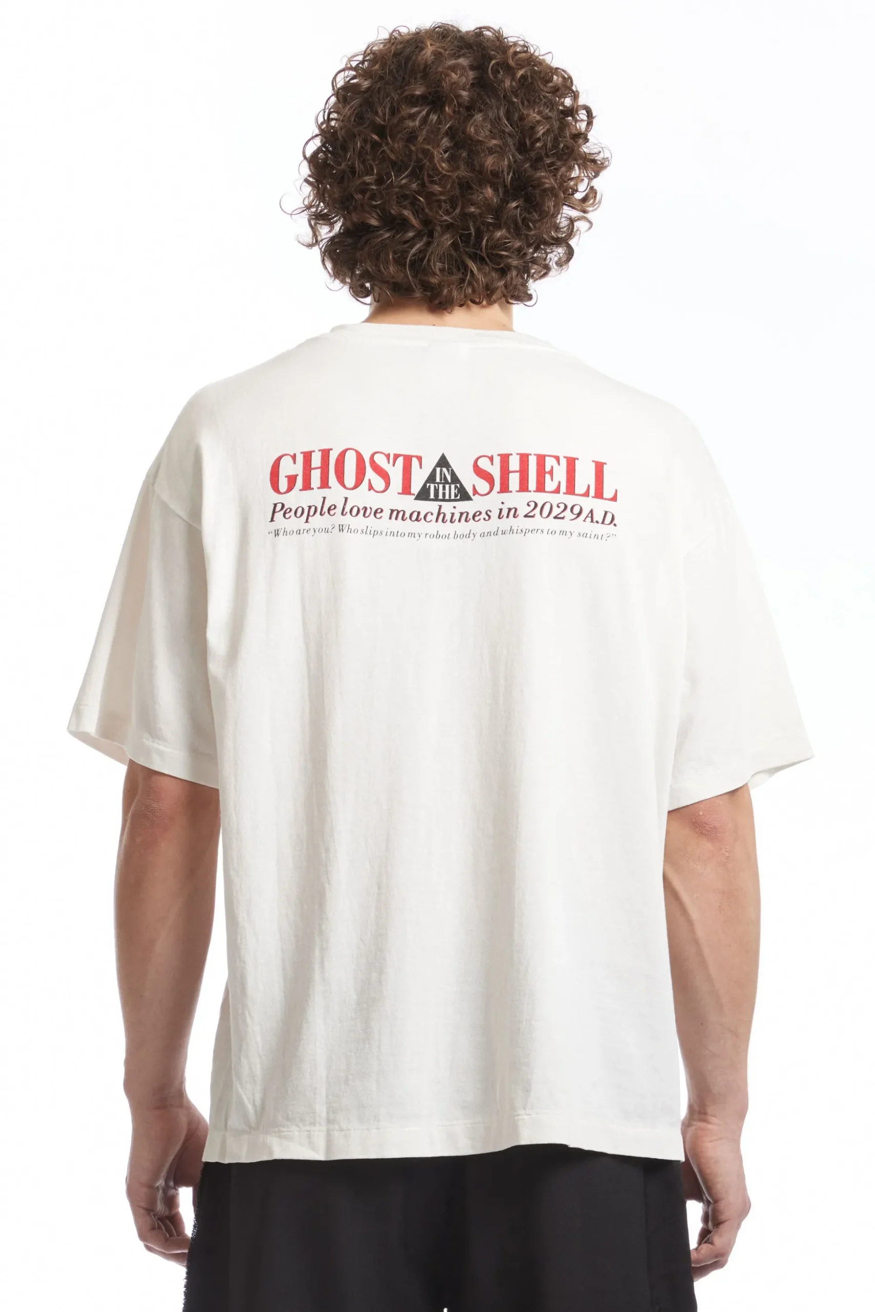 GHOST IN THE SHELL WHITE SS TEE