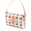 GREY I HEART ME LOCK HANDBAG