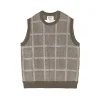 GRID LOOSE KNIT VEST