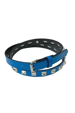 HALF STUDS BELT BLUE