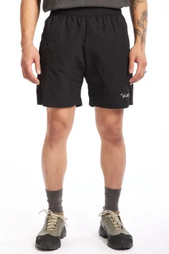 LUNACY FREE WHEELING TRACK SHORTS - BLACK