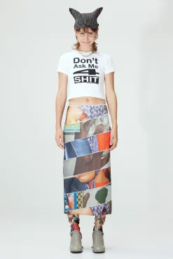 MARTINE SYMS - SELFIE SCROLL STRETCH SKIRT