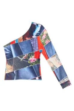 MARTINE SYMS - SELFIE SCROLL STRETCH TOP