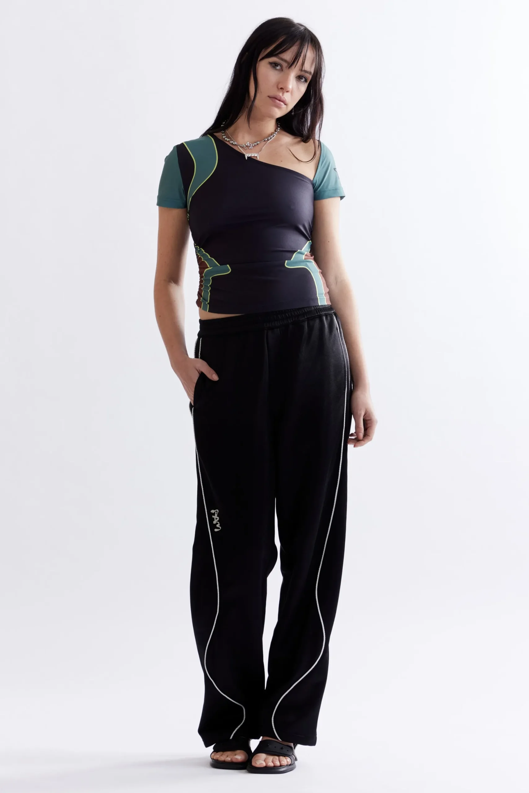 MIRAGE TRACK PANT - BLACK