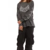 NH LONG SLEEVE TEE LS-4 BLACK