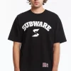 NH X SUBWARE . TEE SS-3 BLACK