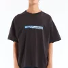Only Football T Shirt Washed Black