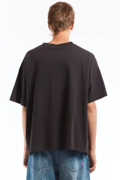 Only Football T Shirt Washed Black