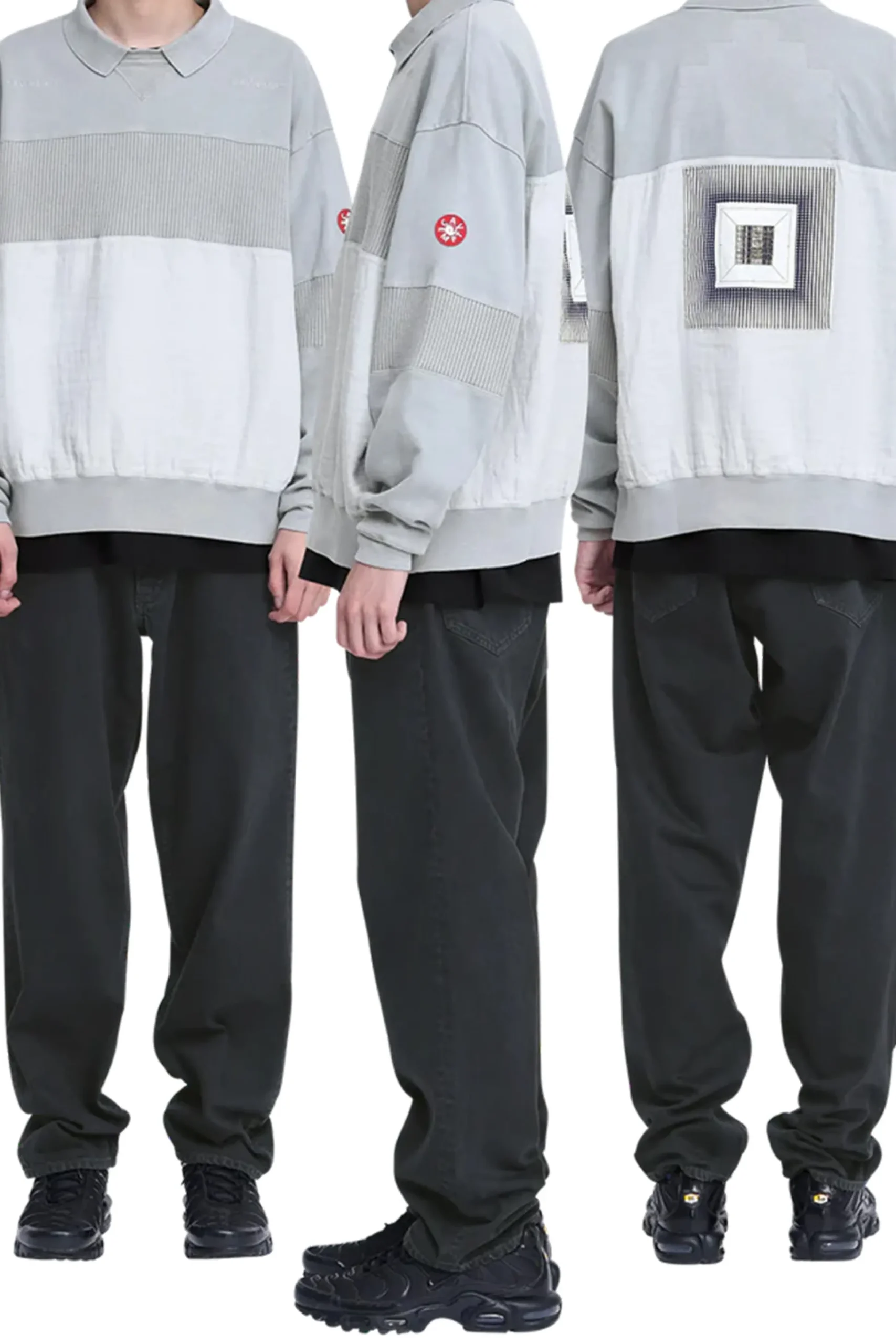 OVERDYE COLLARED LIGHT CREW NECK