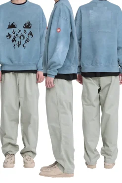 OVERDYE FLARE CREW NECK