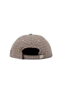 Plaid 6-Panel Cap Natural
