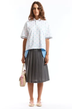 POLKA DOTS POLO SHIRT