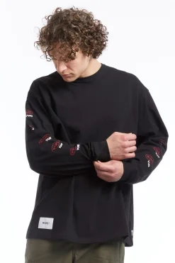 PRTC LS COTTON PULLOVER BLACK