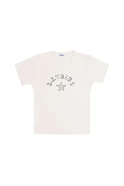 Ratgirl Star Baby Tee Cream