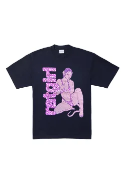 Ratgirl Woman Tee Navy