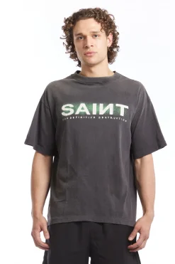 SAINT SS TEE BLACK
