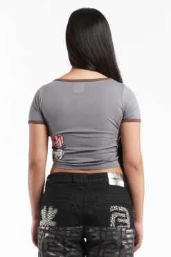 SLASHED BABY TEE