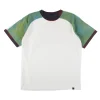 STENCIL RAGLAN S/S TEE WHITE