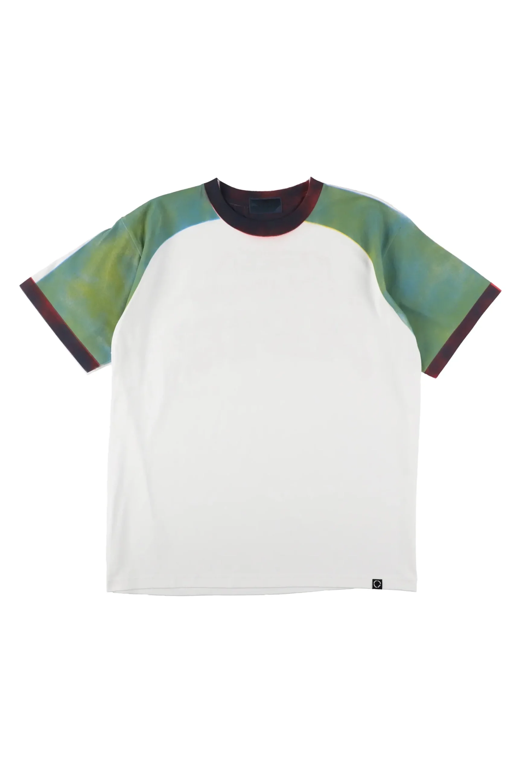 STENCIL RAGLAN S/S TEE WHITE
