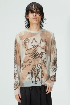 SUSUMU MUKAI - MARKINGS MESH TOP