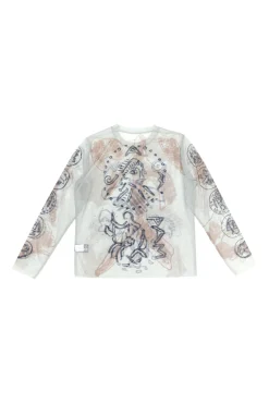 SUSUMU MUKAI - MARKINGS MESH TOP