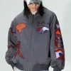 SUSUMU MUKAI - MARKINGS REVERSIBLE BOMBER JACKET