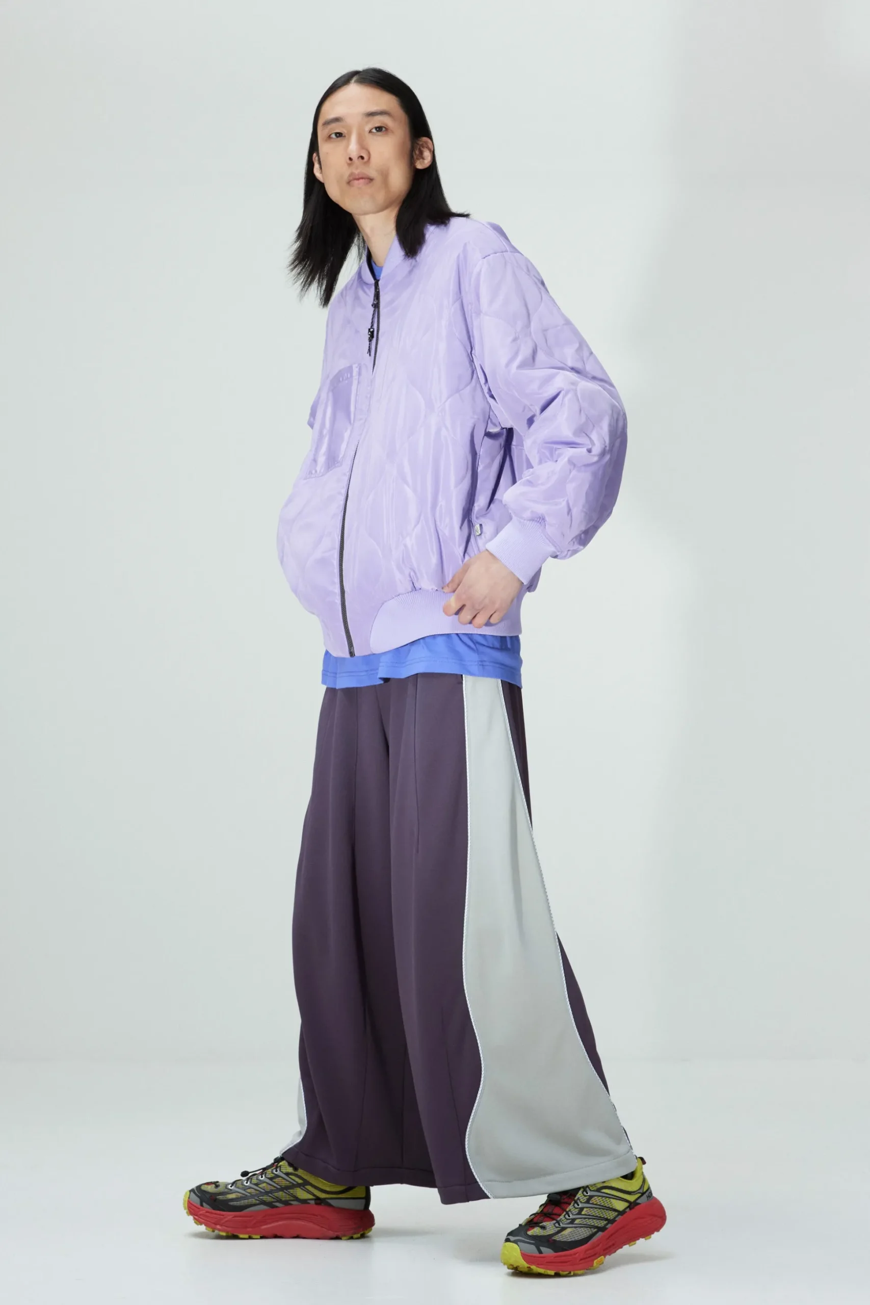 SUSUMU MUKAI - MARKINGS REVERSIBLE BOMBER JACKET