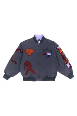 SUSUMU MUKAI - MARKINGS REVERSIBLE BOMBER JACKET