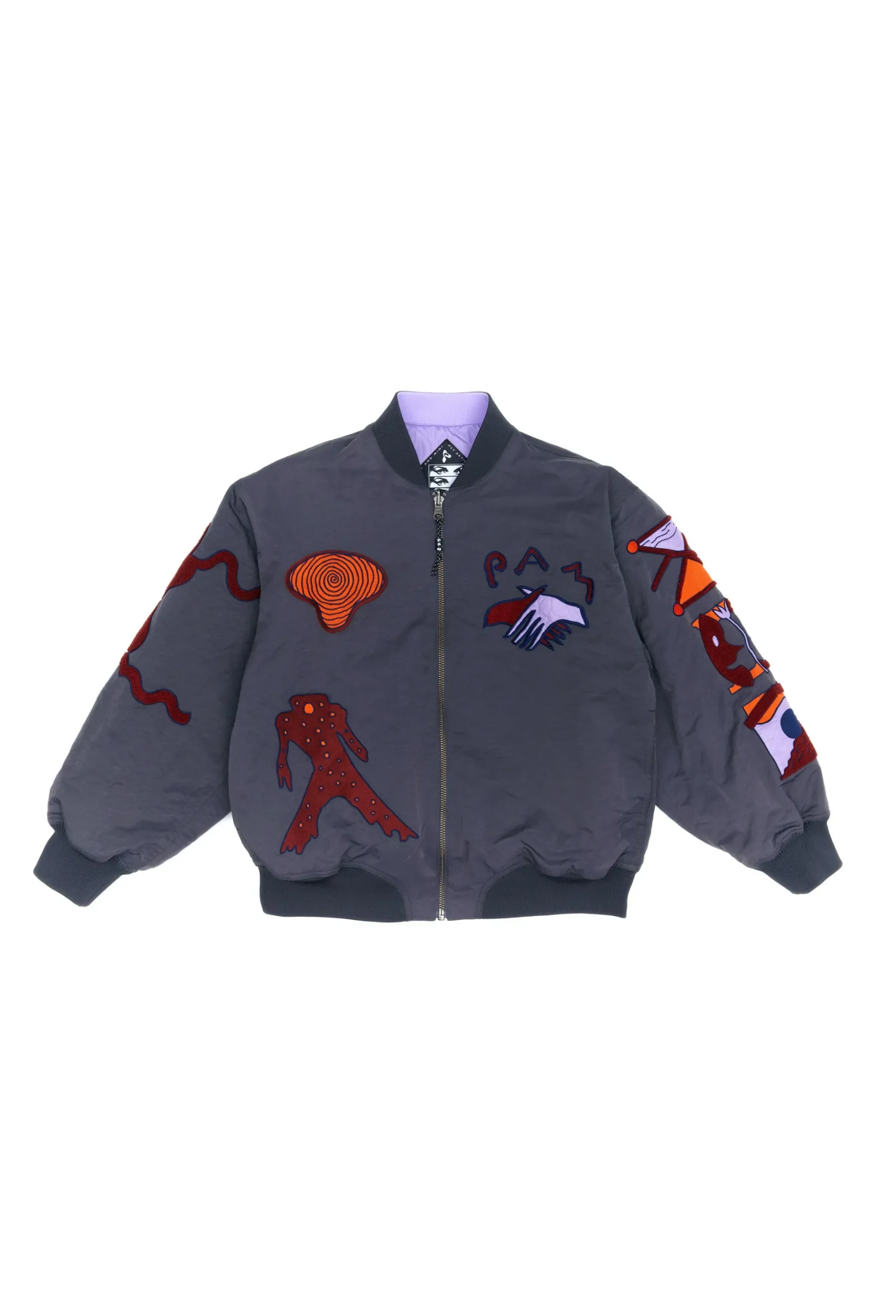 SUSUMU MUKAI - MARKINGS REVERSIBLE BOMBER JACKET