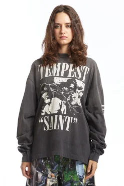 TEMPEST LS TEE BLACK