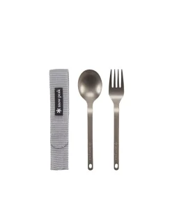 TITANIUM FORK & SPOON SET