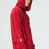 UP CYCLE SLASH HOODIE FIERY RED