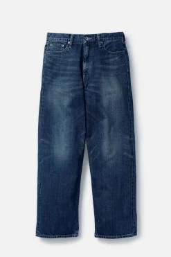 WASHED DENIM DP / WIDE PANTS INDIGO