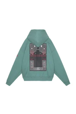 WASHED DISTRICT PATCH HEAVY HOODY