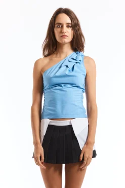 WHITE COLLAR MINI SKORT